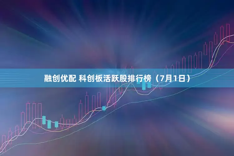 融创优配 科创板活跃股排行榜（7月1日）